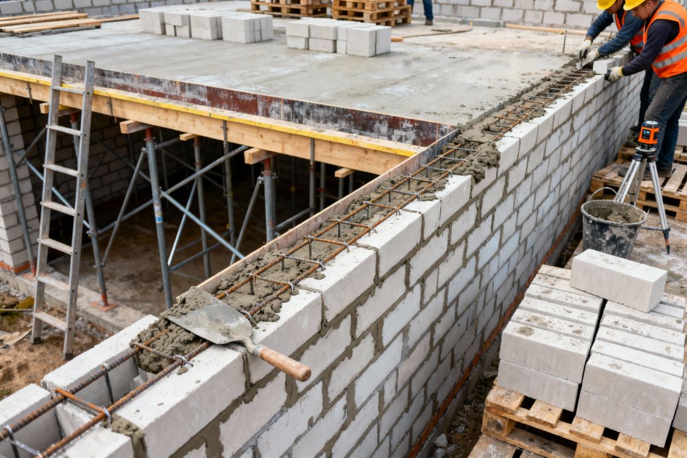 Как выбрать оптимальные строительные блоки и сухие смеси с учётом сезонности и климата Рязани