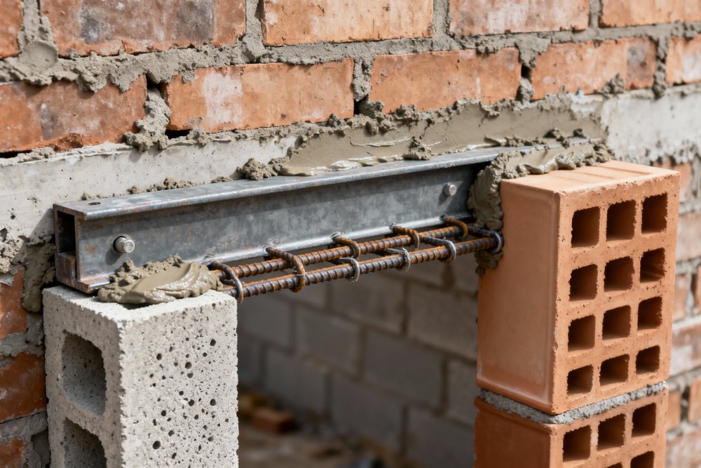 Как выбрать и грамотно использовать армированные перемычки для повышения надежности кладки из разных блоков