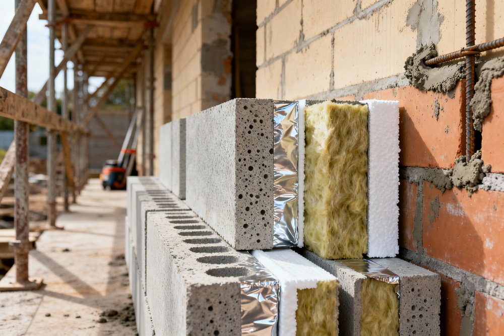 Экономия и качество: правильное сочетание керамзитобетонных блоков с современными утеплителями для повышения энергоэффективности дома