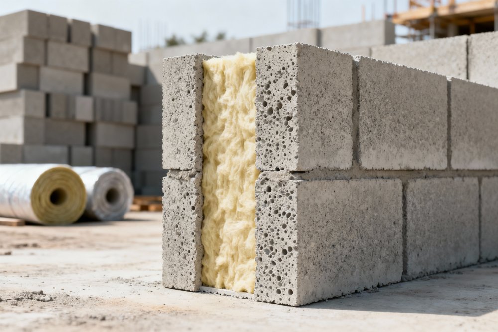 Комплексное улучшение теплоизоляции дома: сочетание газосиликатных блоков с современными утеплителями для максимальной энергоэффективности