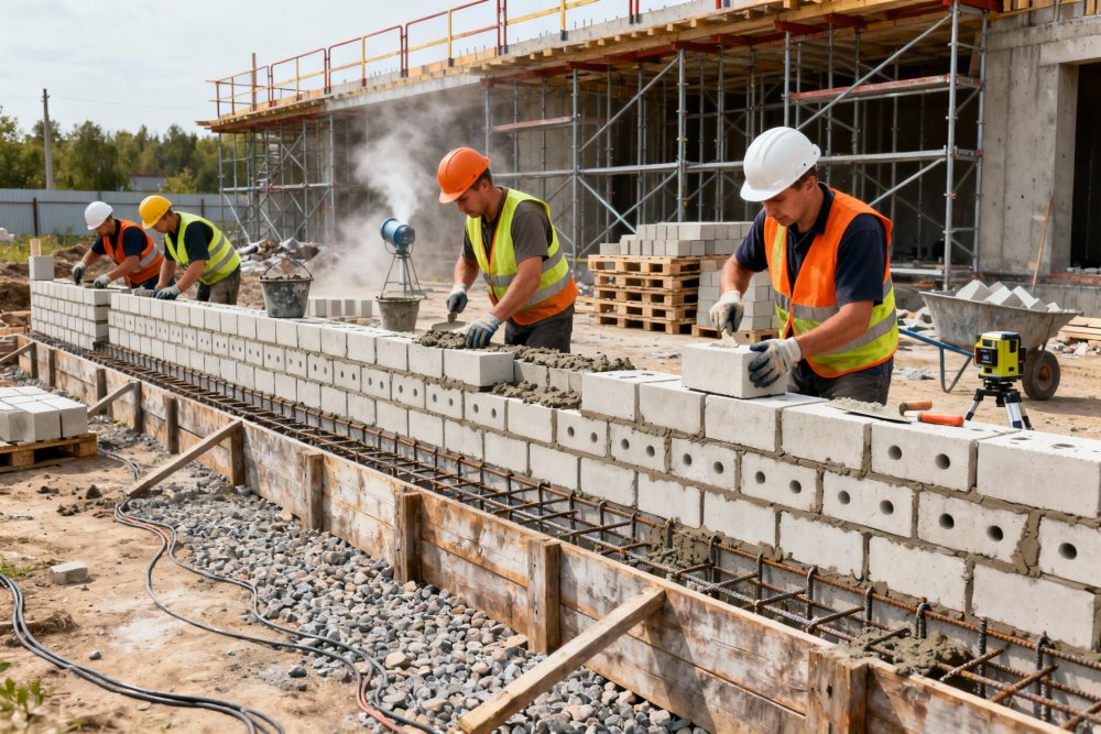 Как оптимально сочетать пескоцементные блоки с современными фасадными утеплителями для надежного и энергоэффективного дома